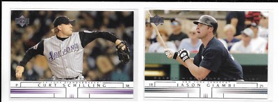 2002 Upper Deck PICK-A-CARD Prior Delgado Alomar McGwire Vizquel Giambi Bonds ++