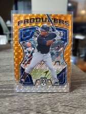 2021 Panini Mosaic Baseball Jose Ramirez Producers Orange Mosaic Prizm Out Of 99