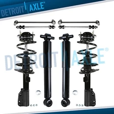 Front Struts w/Coil Spring Rear Shocks Sway Bars for Traverse Enclave GMC Acadia