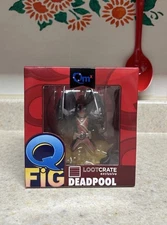 QMX DEADPOOL QFig Marvel Figure Loot Crate Exclusive New in Box Collectible