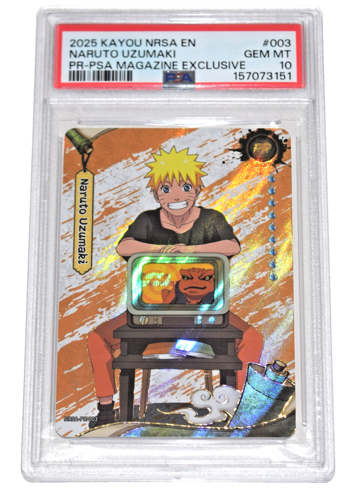 Naruto Uzumaki ~ PSA Magazine Exclusive ~ PSA 10 ~ NRSA-PR-003 Kayou 2025 Promo