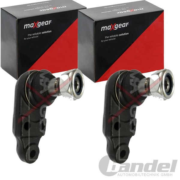 2X Maxgear Traggelenke Unten Vorne Beidseitig Passend FÜR Ford Transit-image