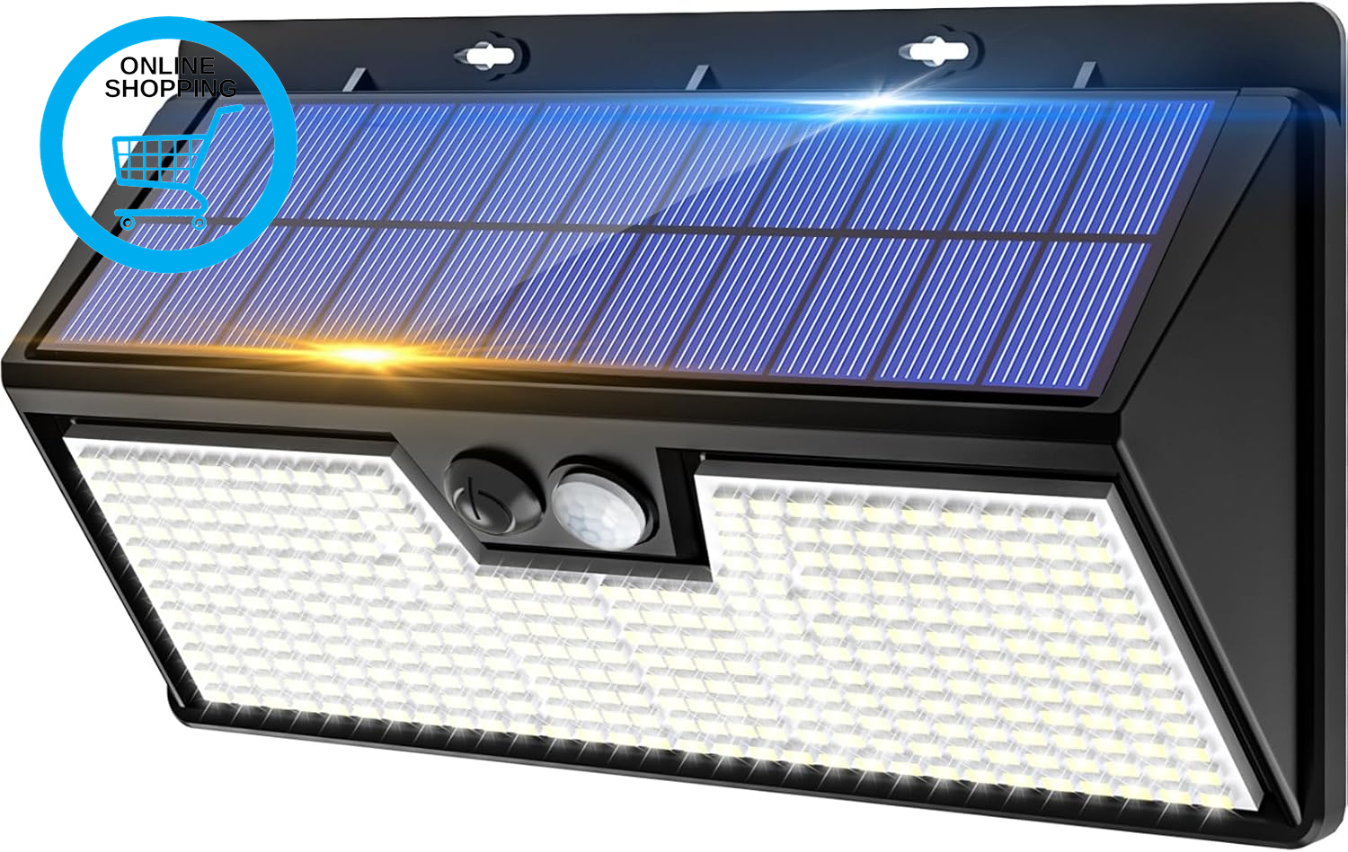 Solar Security Lights Outdoor Motion Sensor, 318LED Super Bright Led Solar Power