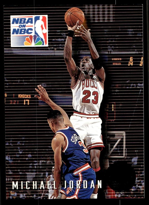 1993-94 SkyBox Premium #14 Michael Jordan Chicago Bulls NBA On NBC MINT