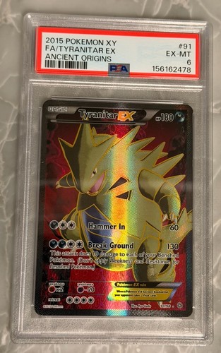 Tyranitar-EX graded PSA 6 for sale on eBay