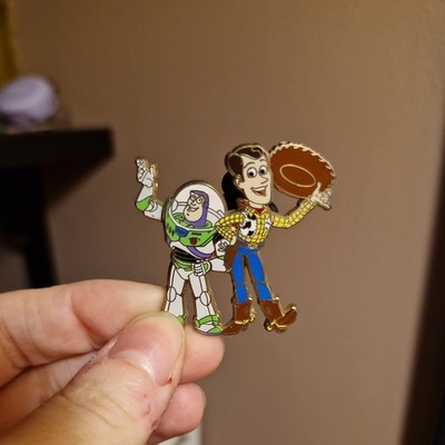 Buzz Lightyear und Woody Klapparmfeder Toy Story - Disney Pin 2008