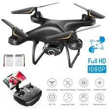 SNAPTAIN SP650 RC Drone 2.7K FHD Live Video Camera 3D/ 360° Flip Altitude Hold
