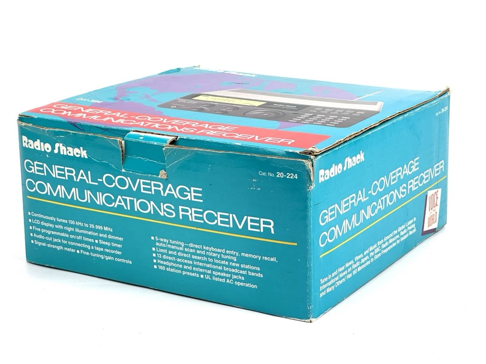 Радиоприемник Radio Shack DX-394 коротковолновый AM SSB радио ОТЛИЧНО ПОДХОДИТ ДЛЯ НАЧИНАЮЩЕГО СЛУШАТЕЛЯ - Изображение 3 из 4