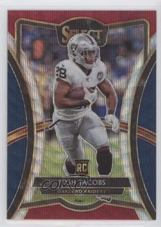 2019 Panini Select Premier Level Tri-Color Prizm /199 Josh Jacobs #151 9v7