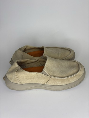 #ad Soft Science Mens 9 Tan Canvas Casual Slip On Shoes Lightweight Sun Wash Comfort $28.88