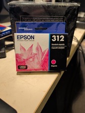 Genuine EPSON 312 Claria Photo HD Magenta Ink Cartridge for XP-15000 NEW 05/2026