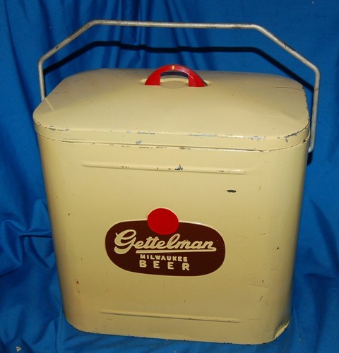 Vintage 1940s - GETTELMAN BEER COOLER - Milwaukee, WI
