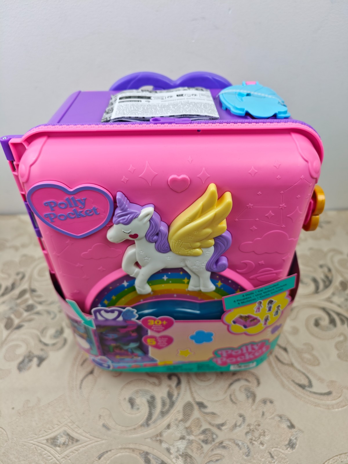 Polly Pocket Pollyville Age 4+, Resort Roll Away Playset  - (READ)