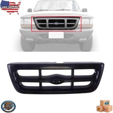 For 1998 1999 2000 Ford Ranger New Front Black Grille Assembly Plastic Fo1200344