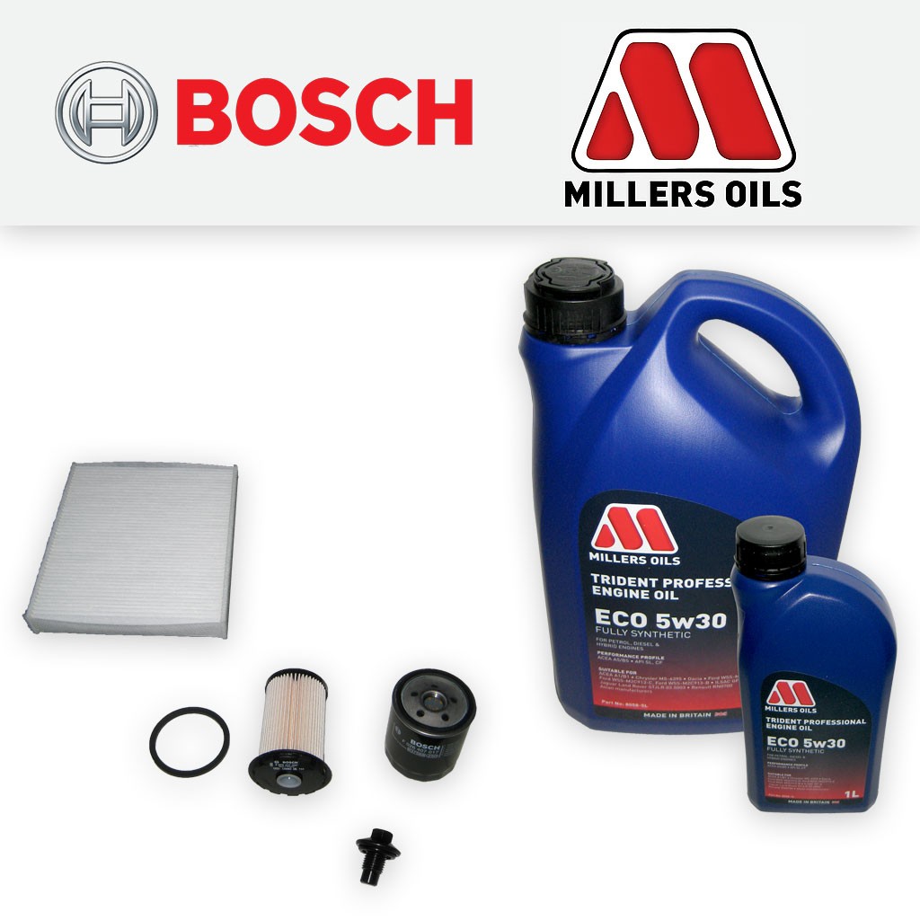 SERVICE KIT for FORD MONDEO MK4 1.8 TDCI OIL FUEL CABIN FILTERS +OIL (2007-2010)