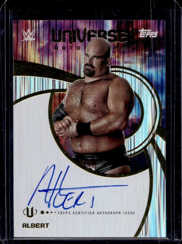2025 Topps Universe WWE Albert Auto Autograph #UNA-ALB