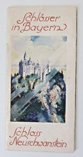 Vintage Bavaria Castles Munich Tourist Guide Brochure