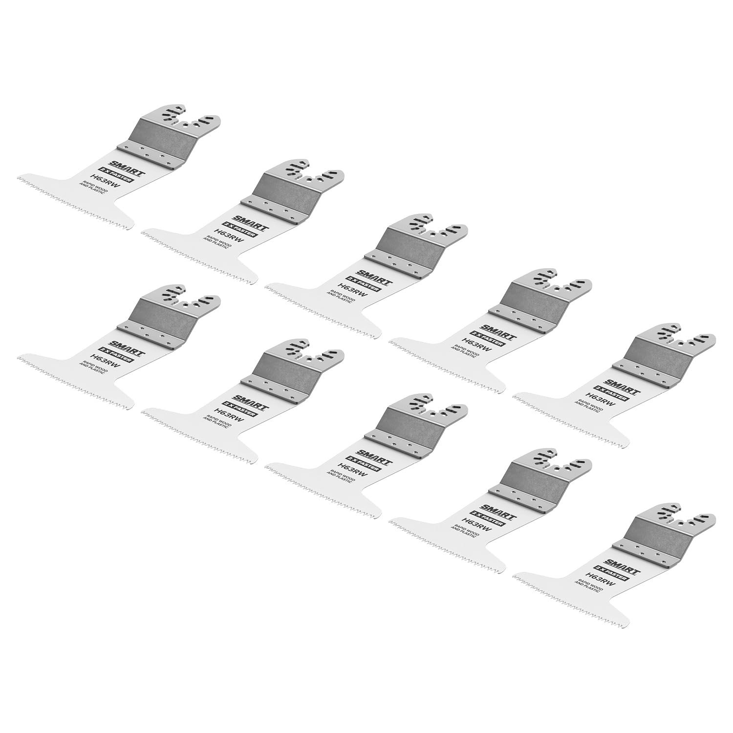Smart H63Rw10 Sheets Fast Cutting Wood and Plastic, Set of 10 Pieces