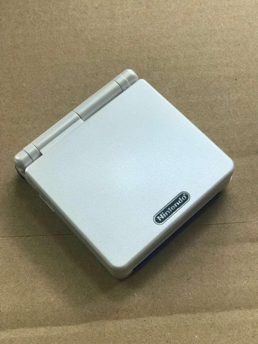 Nintendo Game Boy Advance GBA SP Pearl White System AGS 101