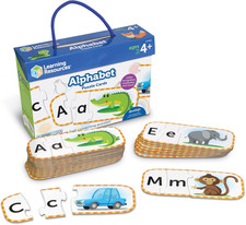 Alphabet Puzzle Cards, Kindergarten Readniness, Self Correcting Puzzles, Ages 4 