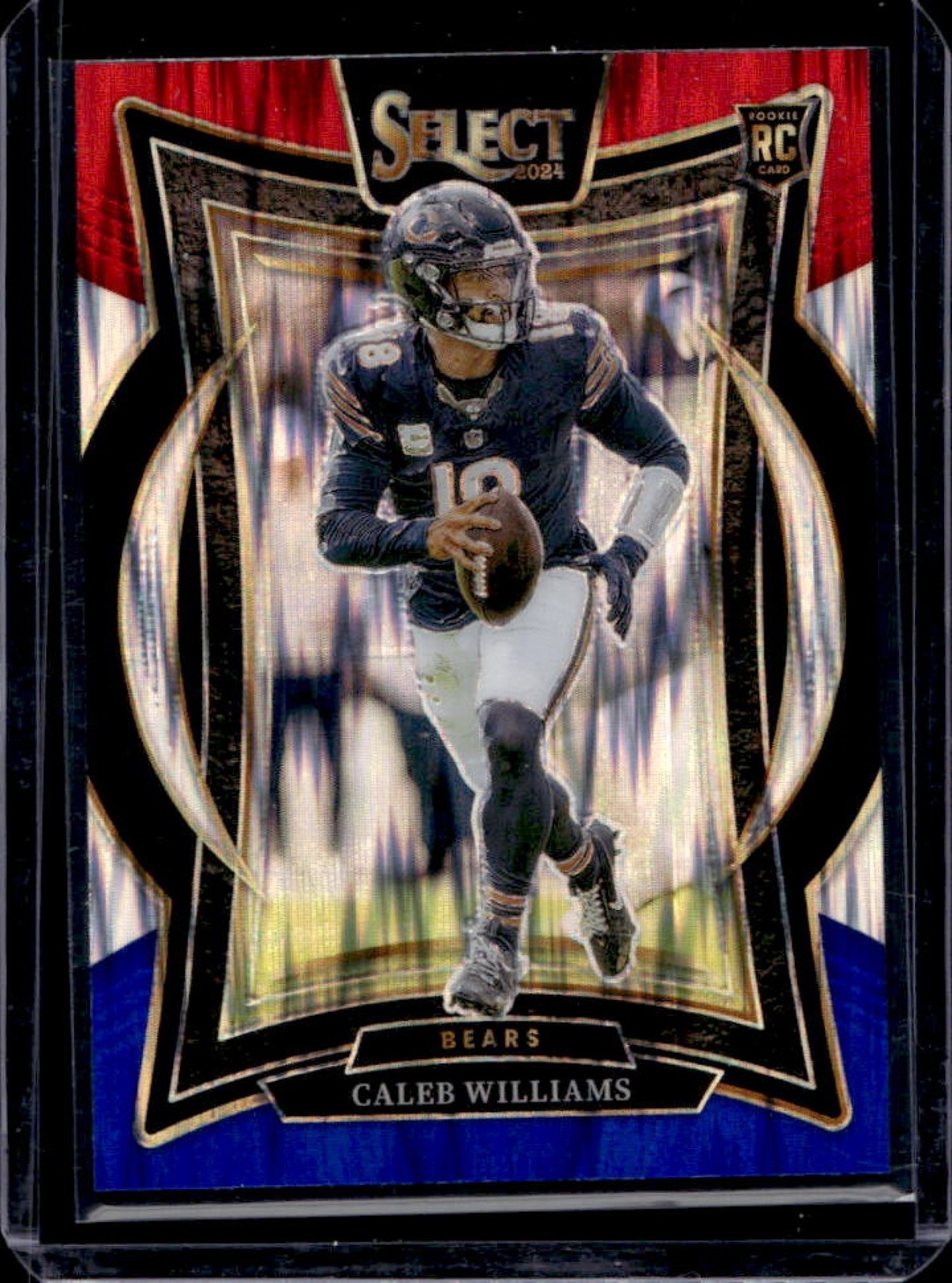 2024 Select Caleb Williams Concourse RC Red and Blue Prizm Shock #25 Bears