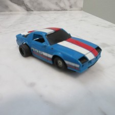 Vintage TYCO HO Slot Car RUNS '82 CAMARO Z-28 Blue  WD12-656 