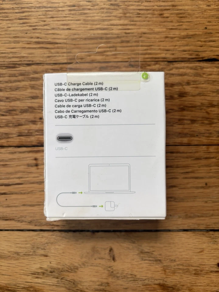Cable de carga USB-C Apple 240 W 2 m 6 pies MU2G3AM/A en paquete original al por menor Foto 2 de 2