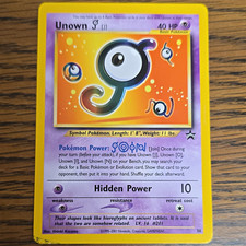 Unown [J] 38 Neo Discovery Uncommon Regular English 40 HP 2001 Unlimited on eBay