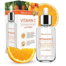 Vitamin C Serum With Collagen - Dermatologist Tested Korean Skin Care 1.69Fl oz