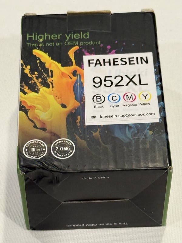 New 952XL Ink Cartridge Black Cyan Magenta Yellow High Yield for HP 952XL