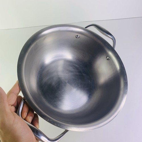 Tramontina Gourmet 4 Qt Tri-Ply Clad Premium Stainless Steel Sauce Roasting Pot - Picture 4 of 7
