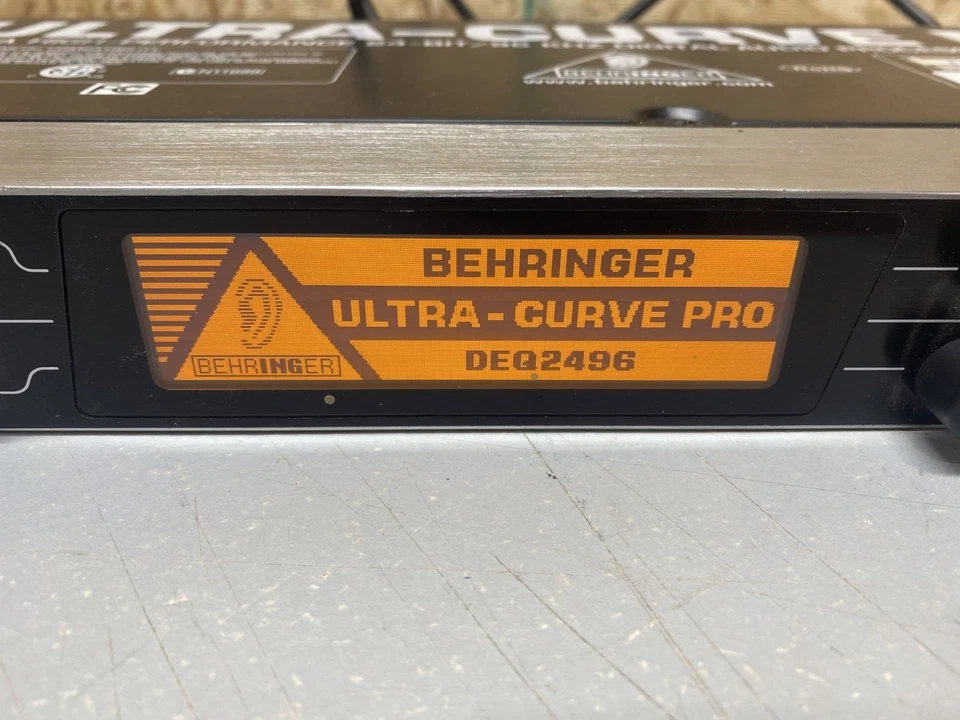Behringer Ultra-Curve Pro DEQ2496 24-Bit Digital Audio Processor Rack - Image 2 of 4