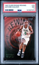 1997 FLEER ROOKIE REWIND #10 ANTOINE WALKER PSA 7