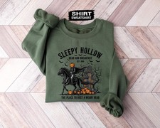 Sleepy Hollow Dead And Breakfast Est 1869 Headless Horseman Halloween Sweatshirt