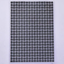 Weaving Pattern Plastic Embossing Folders for Card Making Scrapbooking and Other