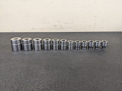#ad #bg212 Snap On 211FSY 1 Shallow 12pc 3 8quot; Drive 6 Point SAE Drive Socket Set $159.95