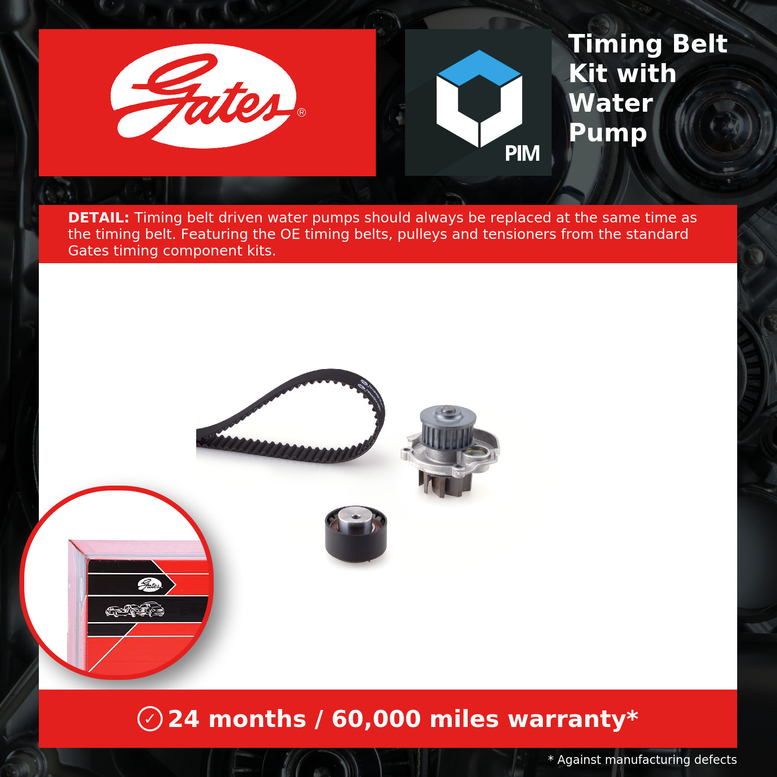 2x ✅Fits GATES-ZESTAWY KP15503XS-2 TIMING BELT KIT +PUMP ⭐UK Seller⭐ - Image 8