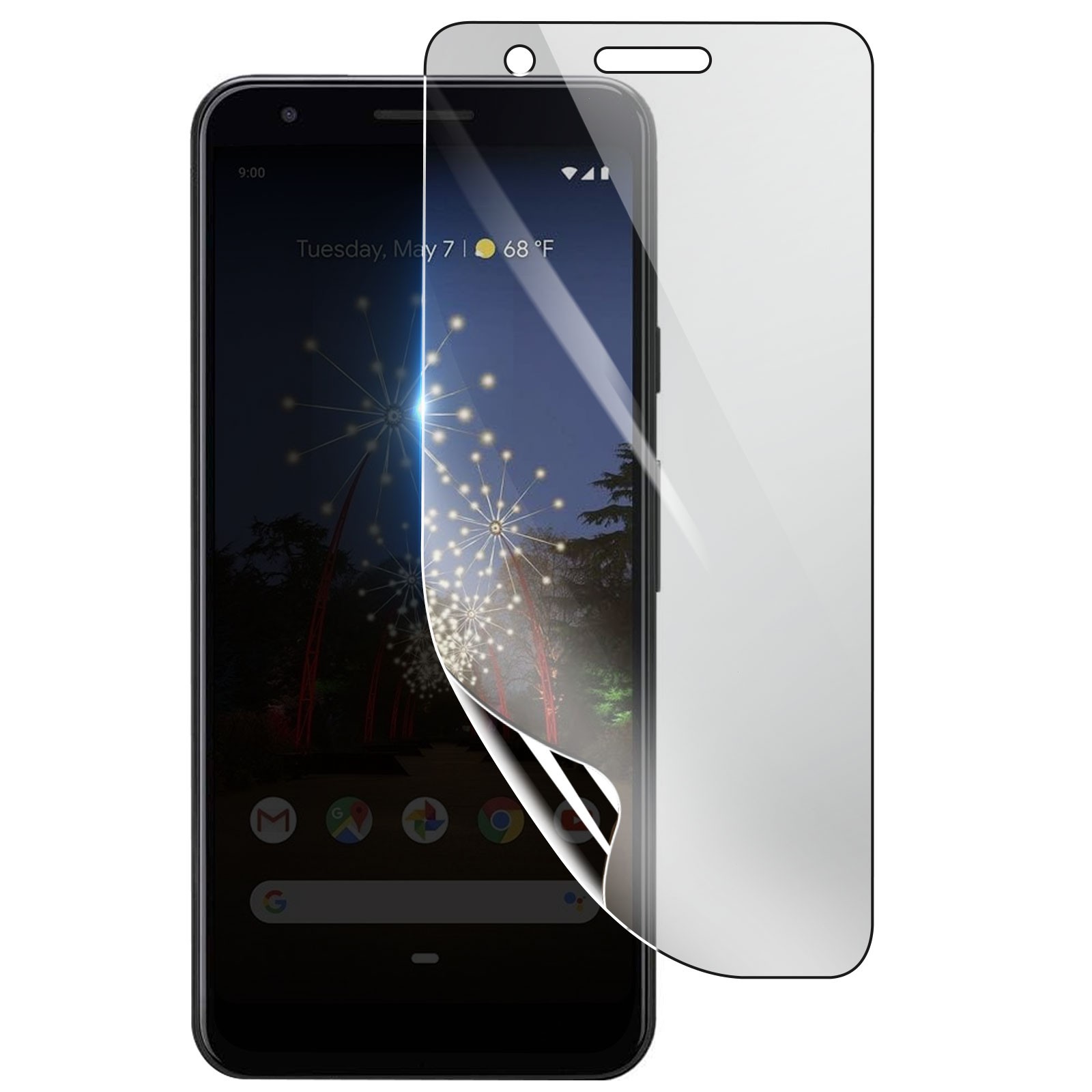 Protection ecran hydrogel antichoc Google Pixel 3A XL film de protection gel