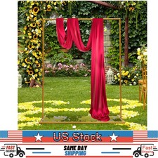 Metal Gold Arch Flower Stand Archway Rectangle Backdrop Stand For Wedding Decor