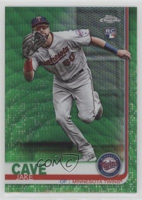 2019 Topps Chrome Green Wave Refractor 64/99 Jake Cave #161 10ek