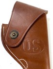 WWII US ARMY S&W VICTORY .38 PISTOL BELT HOLSTER-BROWN — photo 2