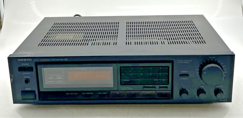 Onkyo TX-822 Quartz Synthesized Tuner/Amplifier W/ Multi-Function Untested
