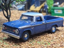 1966 Dodge D100 GREENLIGHT DIECAST 1:64 scale custom Pickup TRUCK MUSCLE Rod 4X4