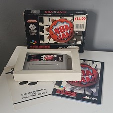 NBA JAM - Super Nintendo - SNES  - Complete - PAL UK - Tested
