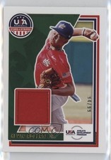 2022 USA Baseball Stars & Stripes Materials Gold /99 Kevin Roberts Jr 19n6