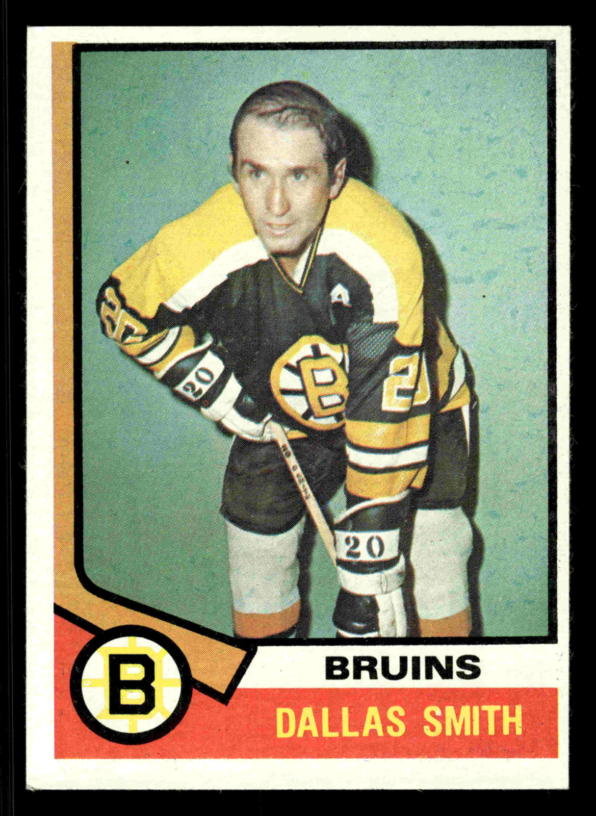 1974-75 Topps Dallas Smith #146 - Boston Bruins - NM+