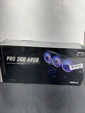 ASRock PRO 360 ARGB 360mm AIO CPU Liquid Cooler Black