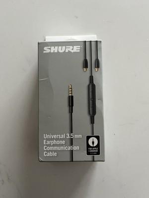 Shure Universal 3.5mm Earphone Communication Cable Black