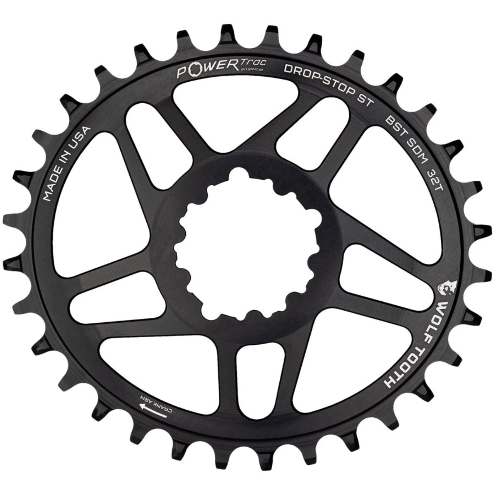 Wolf Tooth Elliptical Direct Mount Chainring