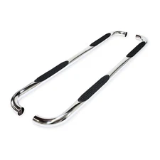 Trail FX A0049S 3" Round Polished Stainless Steel Step Bar For Dodge Ram 1500